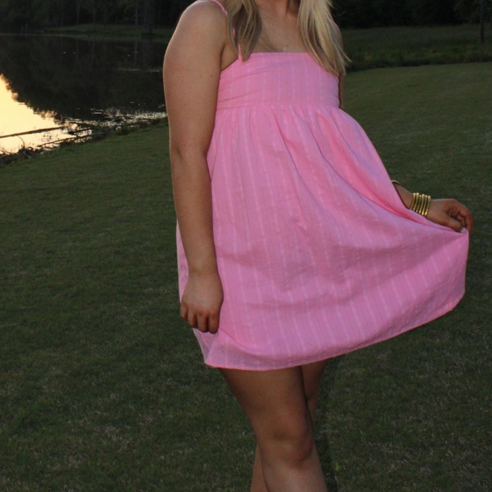 Pink boutique dress